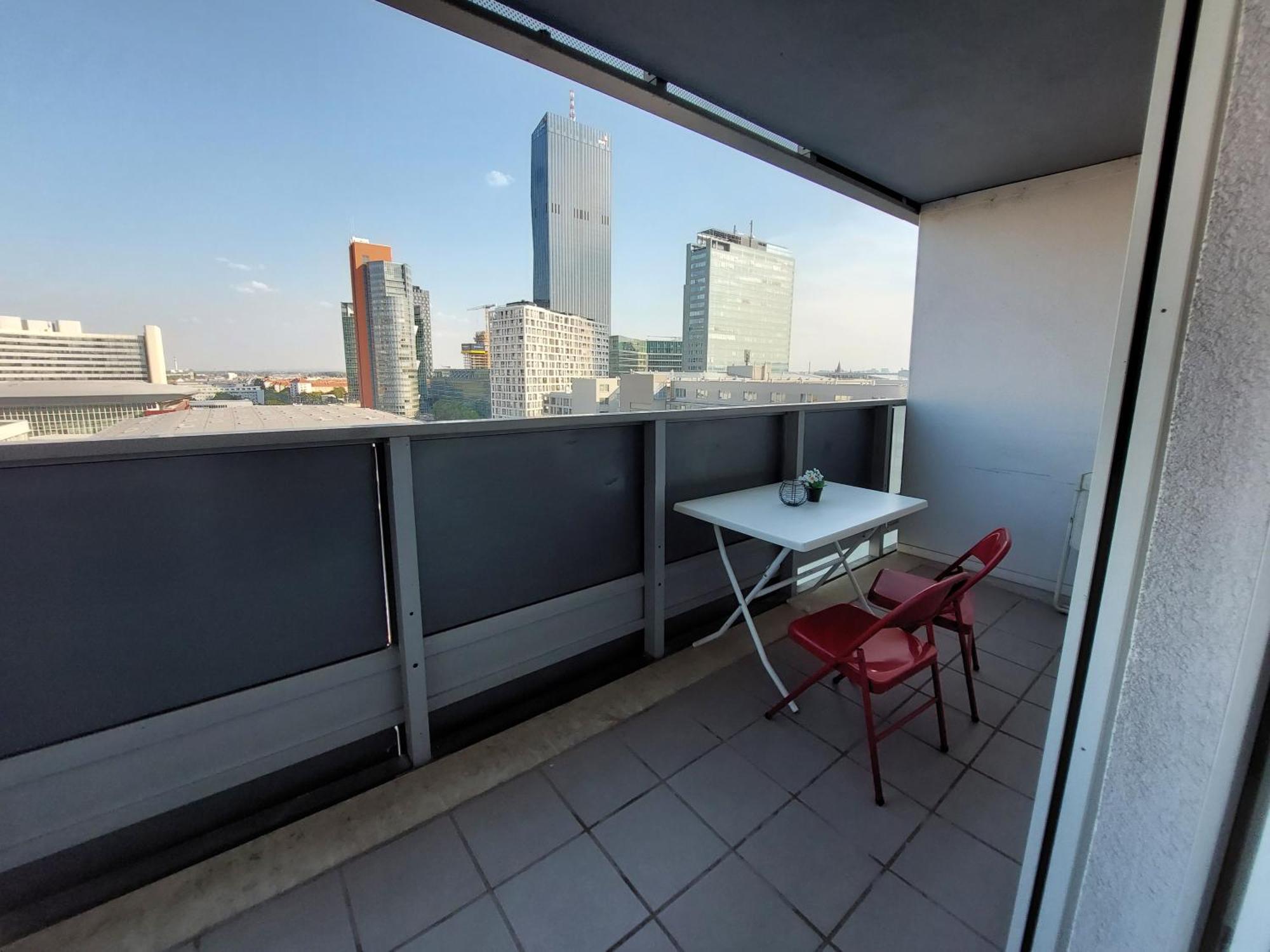 Tower Apartment With Private Terrace Next To Uno Wien Exteriör bild